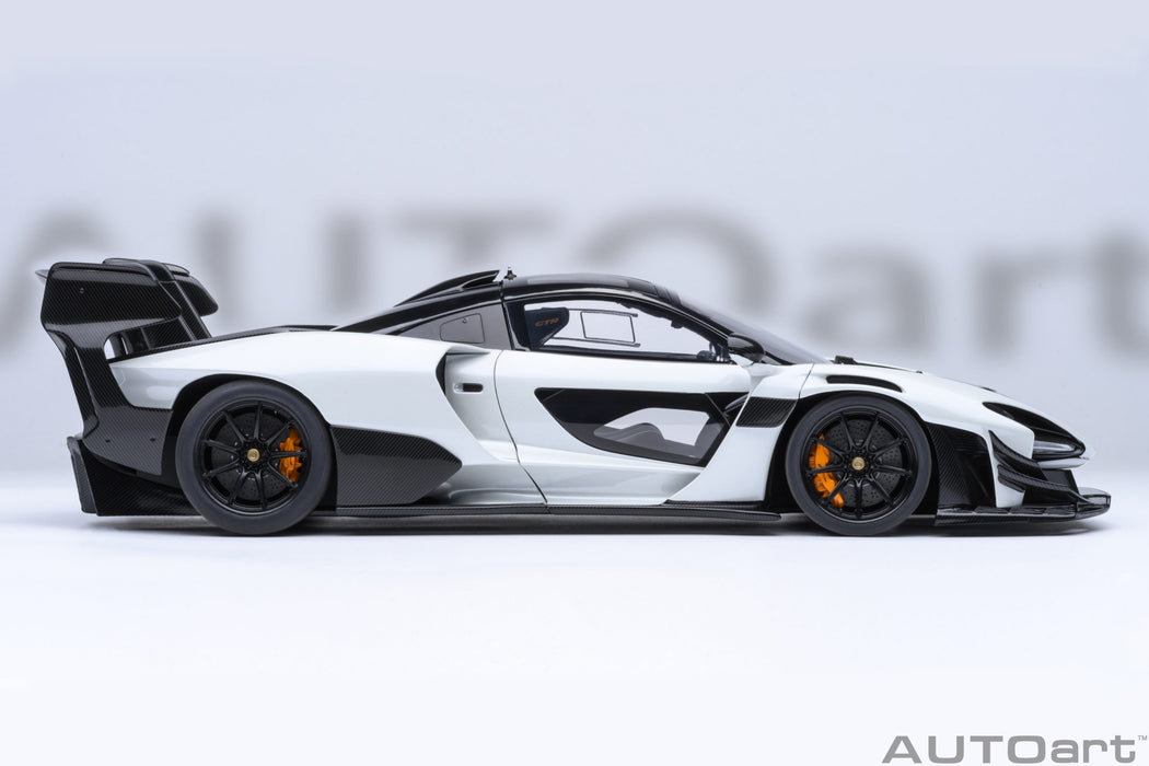 McLaren Senna GTR (Silica White) - Autoart 1/18 - 81953 - Passion Diecast 