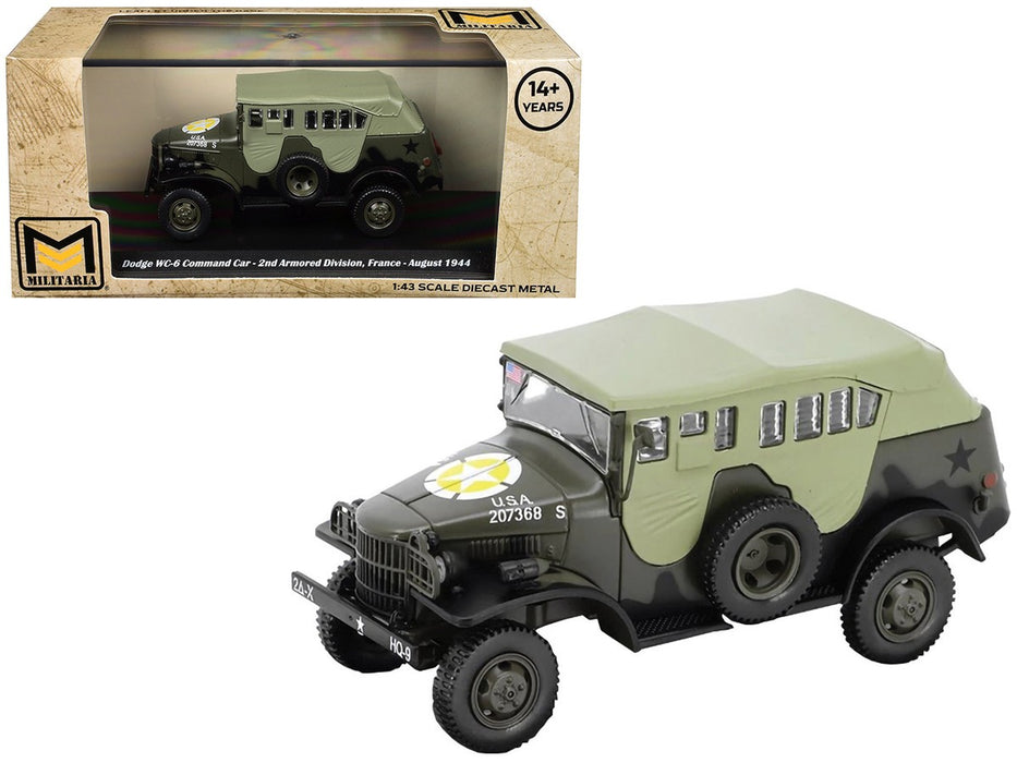(Web only) Dodge WC 6 4x4 Command Car / US Army 2nd Armored Div, France, August 1944 / AFV 1:43 24219-44