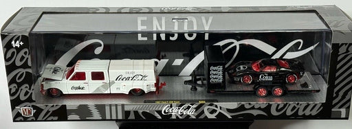 CHASE CAR 1987 Ford F-350 Truck & 1966 Ford GT40 MK2 - M2 1/64 - 56000-S05 CGR Psssion Diecast
