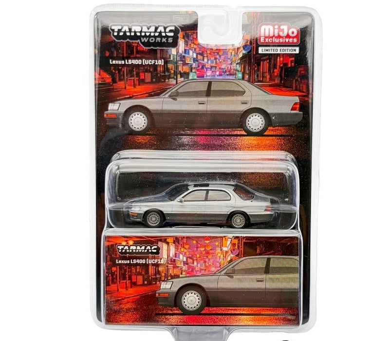 CHASE CAR Lexus LS400 (UCF10) - Gris silex - Tarmac Works Global64 - 1/64 - T64G-082-GYGR Passion Diecast