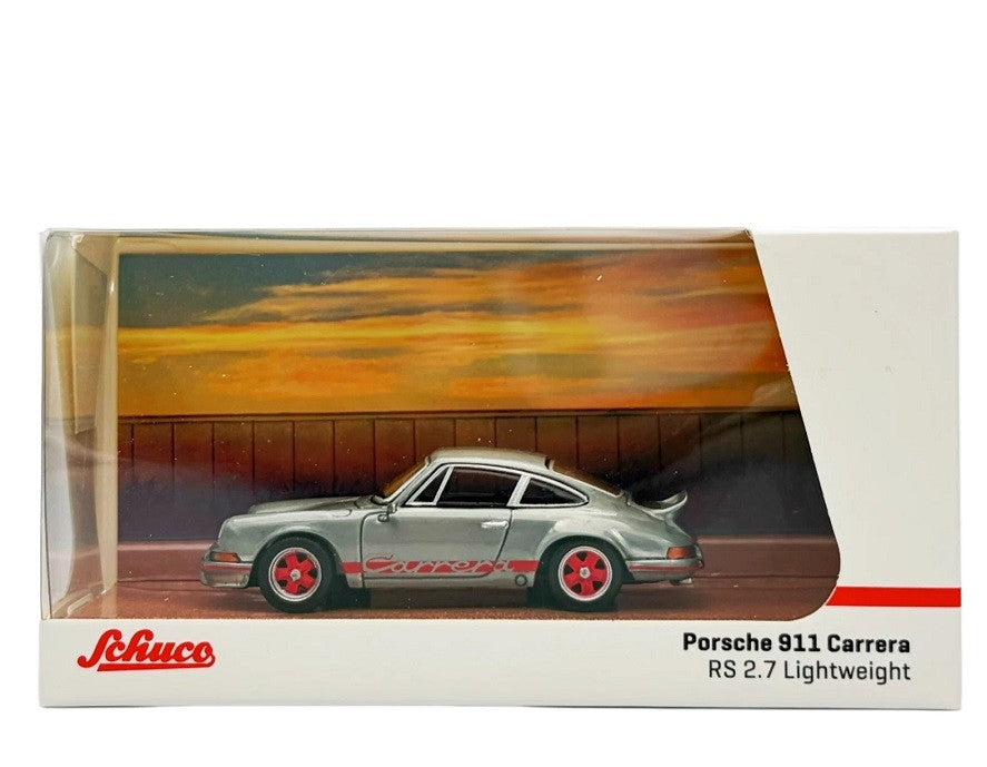 CHASE CAR Porsche 911 Carrera RS 2.7 Lightweight - Blanc/Rouge - Tarmac Works - 1/64 - T64S-023-WRGR Passion Diecast