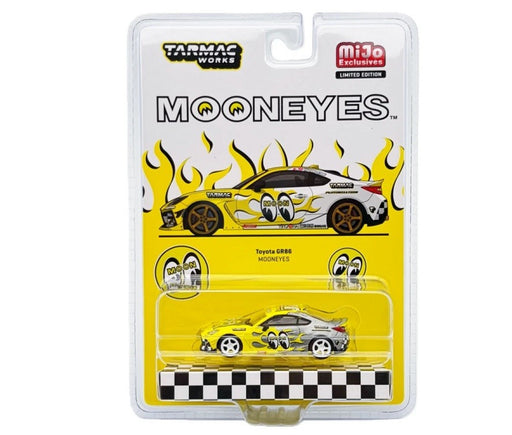 CHASE CAR Toyota GR86 MOONEYES - Jaune - Tarmac Works - 1/64 - T64G-038-MOONGR Passion Diecast