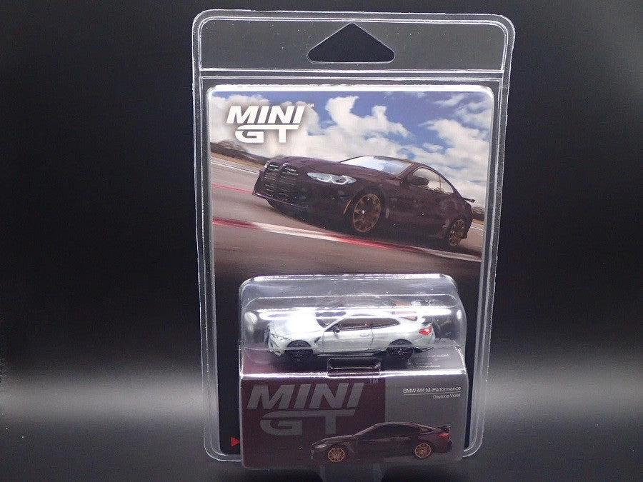 CHASE CAR BMW M4 M-Performance (G82) - Violet Daytona - Mini GT - 1:64 - MGT01112GR Passion Diecast