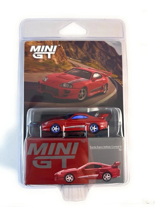 CHASE CAR Toyota Supra VeilSide Combat V-I - Rouge - Mini GT - 1:64 - MGT01094GR Passion Diecast