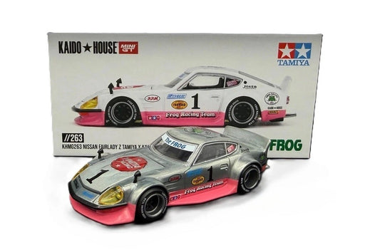 CHASE CAR Nissan Fairlady Z TAMIYA x KAIDO HOUSE "The FROG" V1 - Mini GT & Kaido★House 1/64 - KHMG263GR Passion Diecast