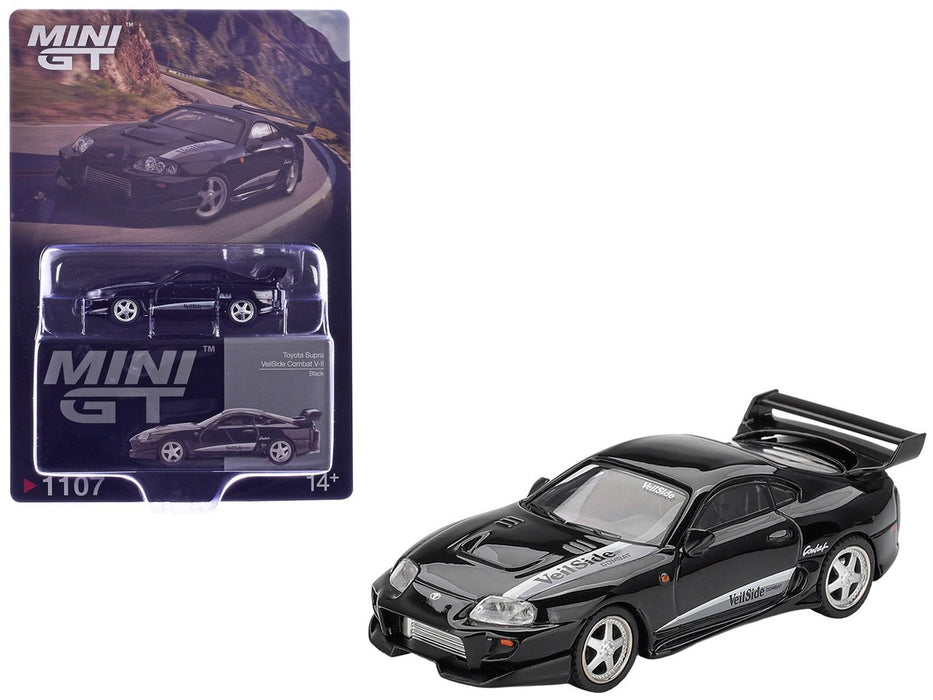 Toyota Supra VeilSide Combat V-II - Black - Mini GT - 1:64 - MGT01107 Passion Diecast