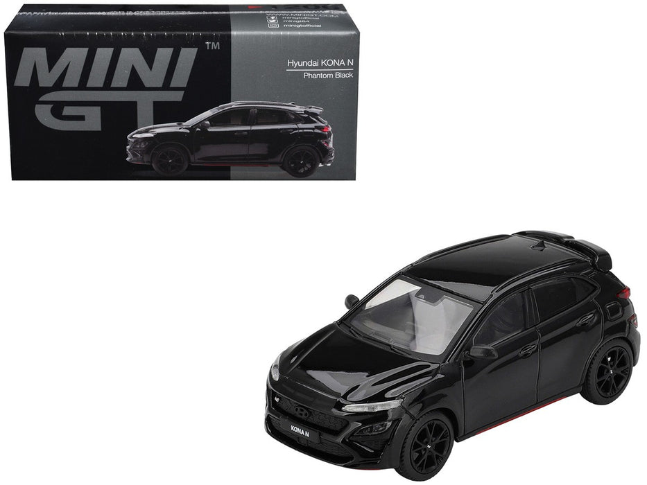 Hyundai Kona N - Phantom Black - Korea Exclusive - Mini GT - 1:64 - MGT01206 Passion Diecast