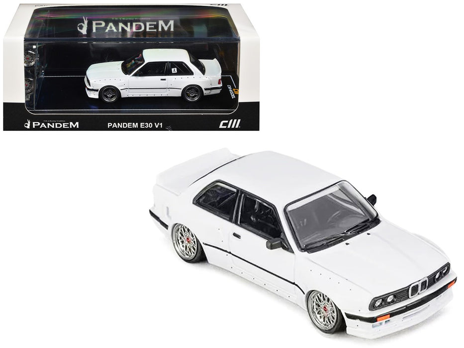 Pandem BMW M3 E30 - Pearl White - CM Model - 1:64 - CM64-E30-01 Passion Diecast