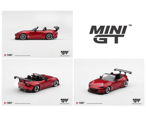 Mazda Miata MX-5 (ND) Pandem Kodo Red - Mini GT - 1:64 - MGT01367 Passion Diecast