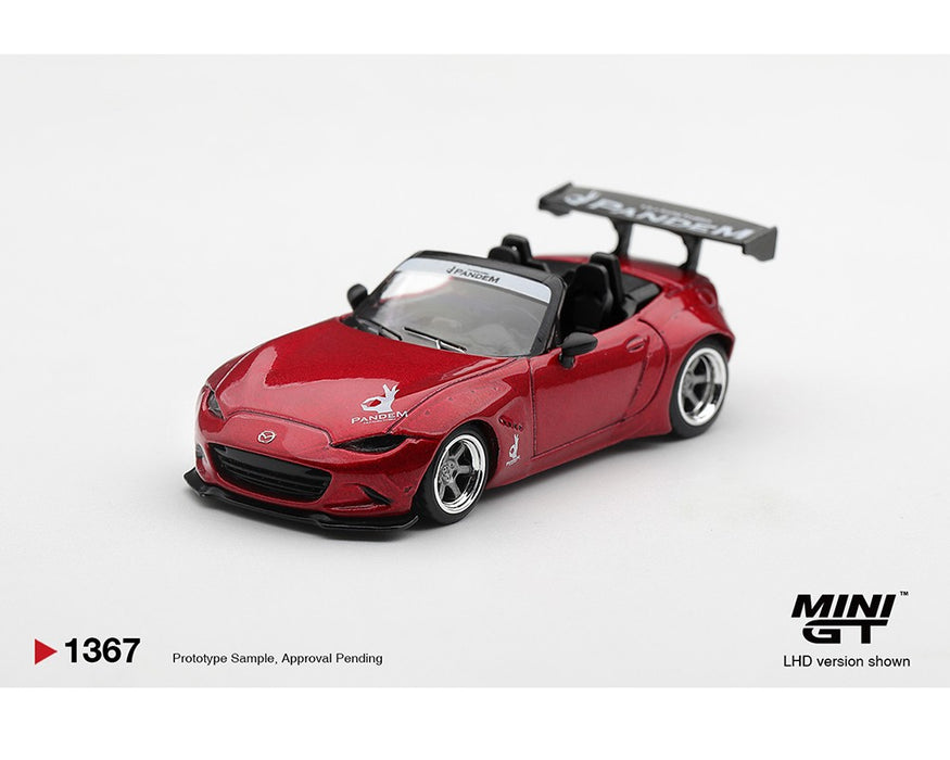 Mazda Miata MX-5 (ND) Pandem Kodo Red - Mini GT - 1:64 - MGT01367 Passion Diecast