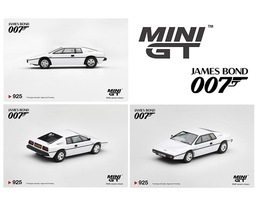 Lotus Esprit S1 The Spy Who Loved Me - English Packaging - Mini GT - 1:64 - MGT00925-007E Passion Diecast