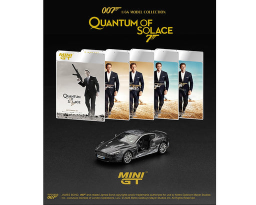 Aston Martin DBS Quantum of Solace Battle Damaged - English Packaging  - Mini GT - 1:64 - MGT00924-007E Passion Diecast