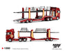 Scania 770S A6x4NA Car Transporter V8 50th anniversary - Car transporter - Red - Mini GT - 1:64 - MGT01350 Passion Diecast