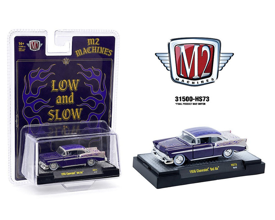 1956 Chevrolet Bel Air Custom Low & Slow - M2 Machine - 1:64 - 31500-HS73