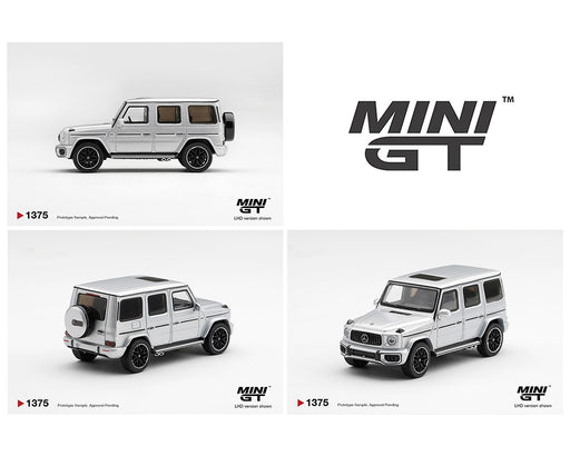 Mercedes-AMG G 63 Argent métallisé - Mini GT - 1:64 - MGT01375 Passion Diecast