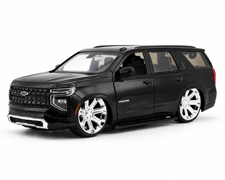 2025 Chevrolet Tahoe Custom - Black - Motormax 1/24 - 79105 BK Passion Diecast