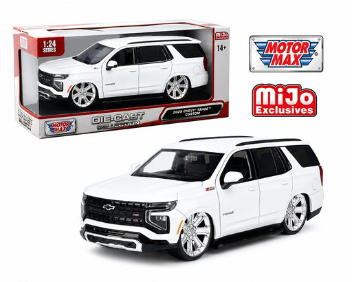 2025 Chevrolet Tahoe Custom - White - Motormax 1/24 - 79105 WH Passion Diecast