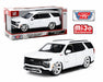 2025 Chevrolet Tahoe Custom - White - Motormax 1/24 - 79105 WH Passion Diecast