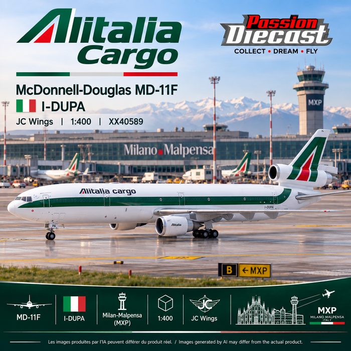 Alitalia Cargo McDonnell-Douglas MD-11F / I-DUPA / JC Wings / 1:400 / XX40589