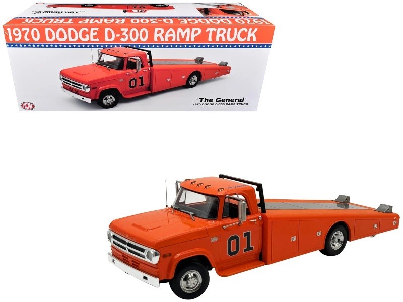 The General - 1970 Dodge D-300 Ramp Truck - ACME - 1/18 - A1801919