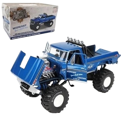 1974 Ford F-250 Monster Truck  Kings of Crunch - Midwest Four Wheel Drive & Performance Center- Greenlight - 1/18 - 13605
