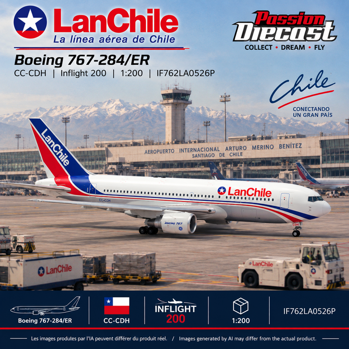 LAN Chile Boeing 767-284/ER / CC-CDH / Inflight 200 / 1:200 / IF762LA0526P