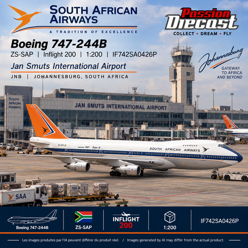 South African Airways Boeing 747-244B / ZS-SAP / Inflight 200 / 1:200 / IF742SA0426P