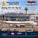 Singapore Airlines Boeing 747-312 "Big Top" / 9V-SKA / White Box 200 / 1:200 / WB-747-3-007