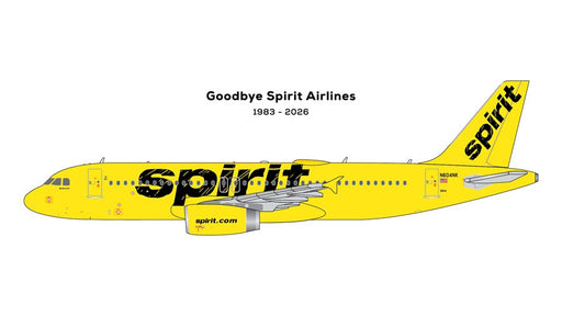 Spirit Airlines Airbus A320 "Final Revenue Flight" / N604KK / Gemini Jets 1:400 / GJNKS2442