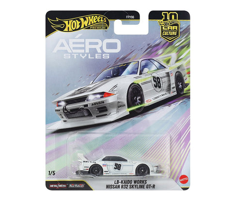 Car Culture 10th Anniversary 2026 U Case - Aero Style - LB Kaido Works Nissan Skyline R32 GT-R - Hot Wheels 1:64 - JKF05