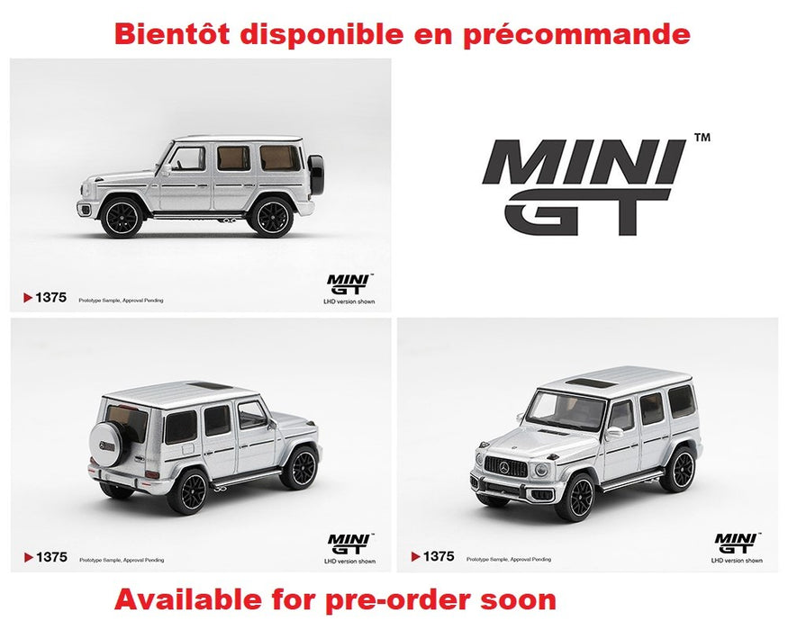 Mercedes-AMG G 63 Argent métallisé - Mini GT - 1:64 - MGT01375 Passion Diecast