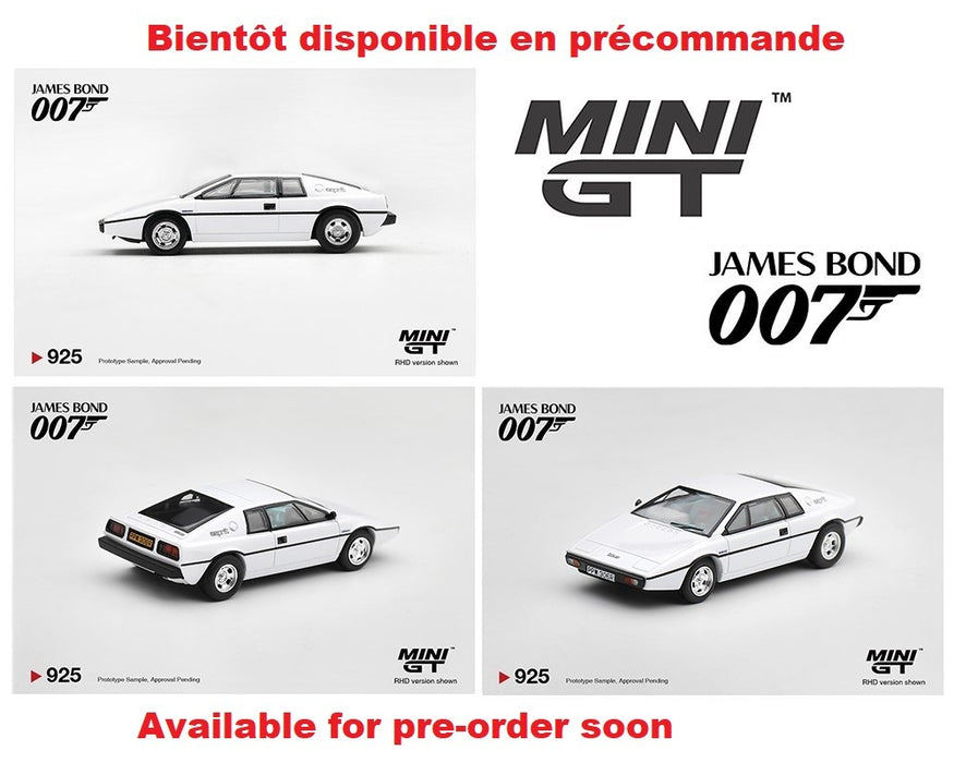 Lotus Esprit S1 The Spy Who Loved Me - English Packaging - Mini GT - 1:64 - MGT00925-007E Passion Diecast