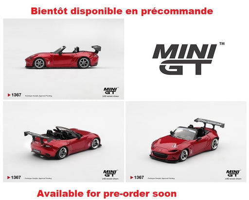 Mazda Miata MX-5 (ND) Pandem Kodo Red - Mini GT - 1:64 - MGT01367 Passion Diecast