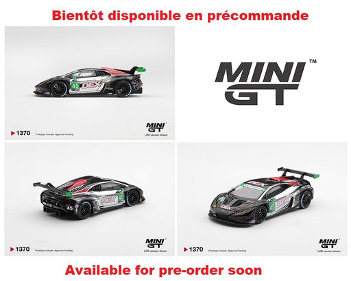 Lamborghini Huracan GT3 EVO2 No.45 DEX Racing 2025 IMSA Chevrolet Grand Prix Class Winner - Mini GT - 1:64 - MGT01370