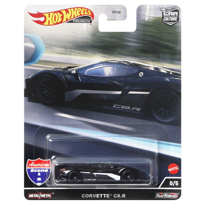"Chase" Chevrolet Corvette C8.R  - from American Scene (Collection 2022).- Hot Wheels 1:64 - HCK06