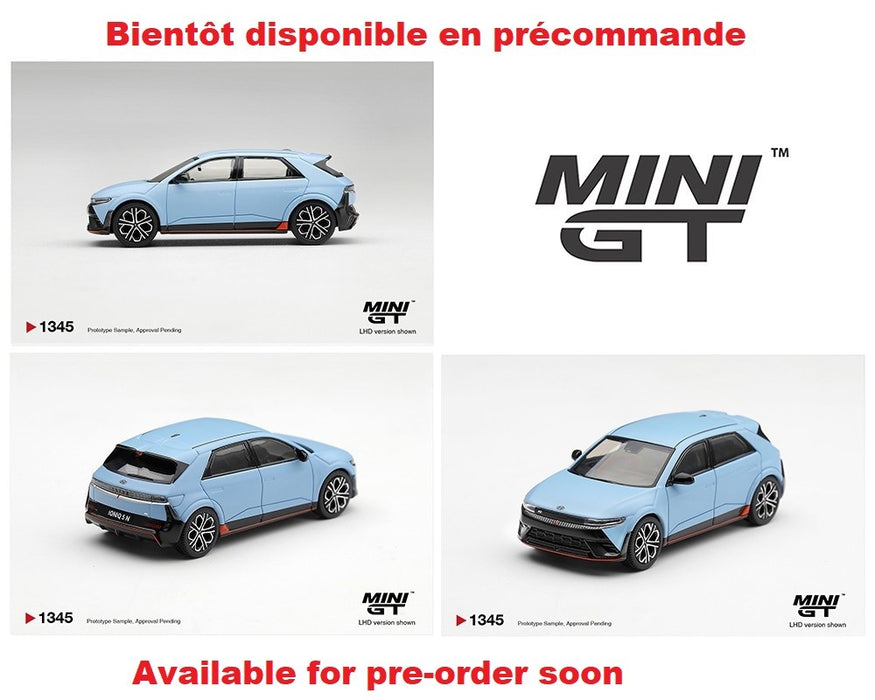 Hyundai Ioniq 5 N Performance - Blue Pearl - Korea Exclusives - Mini GT - 1:64 - MGT01345 Passion Diecast