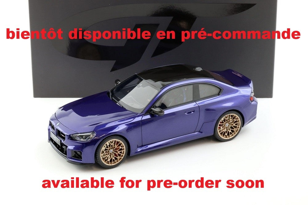 BMW M2 CS BLUE 2025 - 1/18 - GT SPIRIT - GT552 Passion Diecast