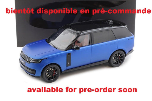 Range Rover P615 MHEV SV Velocity matt blue/black 2024 - 1/18 - GT SPIRIT - GT540 Passion Diecast