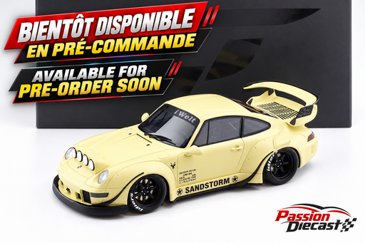 Porsche 911 993 RWB RAUH-Welt Tempête de Sable SABDS 2023 - 1/18 - GT SPIRIT - GT566 Passion Diecast