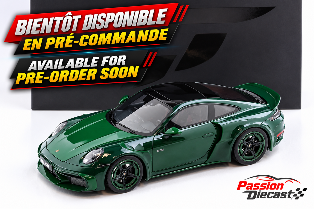 Porsche 911 992 Brabus 900 Rocket-R Coupe Mean green 2024 - 1/18 - GT SPIRIT - GT959 Passion Diecast