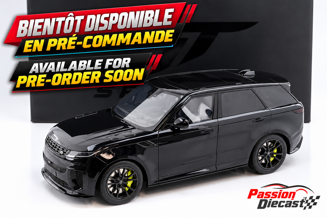 Range Rover Sport SV Edition Two Ligurian black 2024 - 1/12 - GT SPIRIT - GT555 Passion Diecast