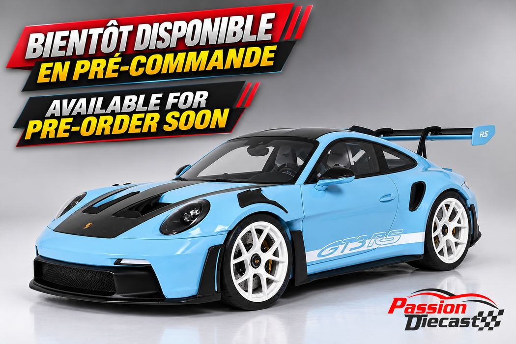 Porsche 911 992.1 GT3RS 2022 Blue - 1/12 - GT SPIRIT - GT497 Passion Diecast