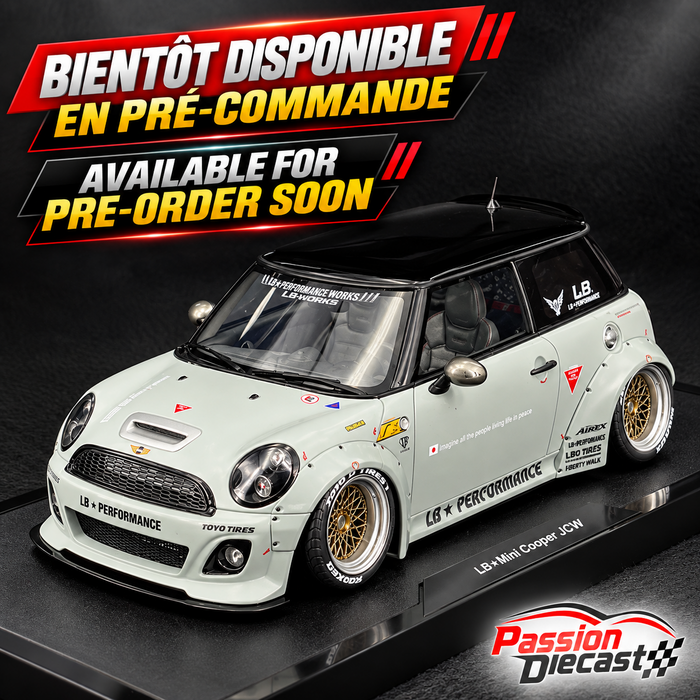 Mini Cooper R56 LB-Works LB Nation 2015 Matte Grey - OTTO - 1/18 - OT1212 Passion Diecast 