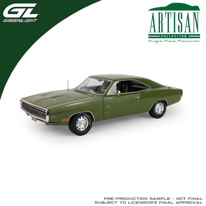 1970 Dodge Charger R/T HEMI in F8 Green - 1/18 - Greenlight - 19145 Passion Diecast