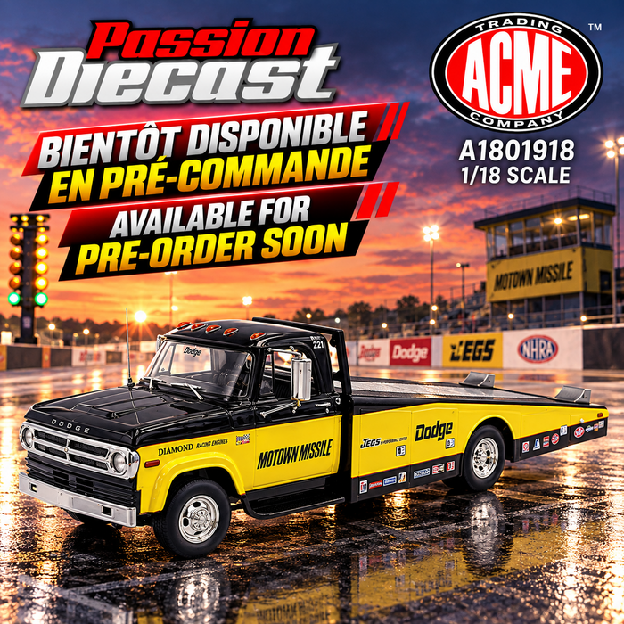 Motown Missile - 1970 Dodge D-300 Ramp Truck - ACME - 1/18 - A1801918