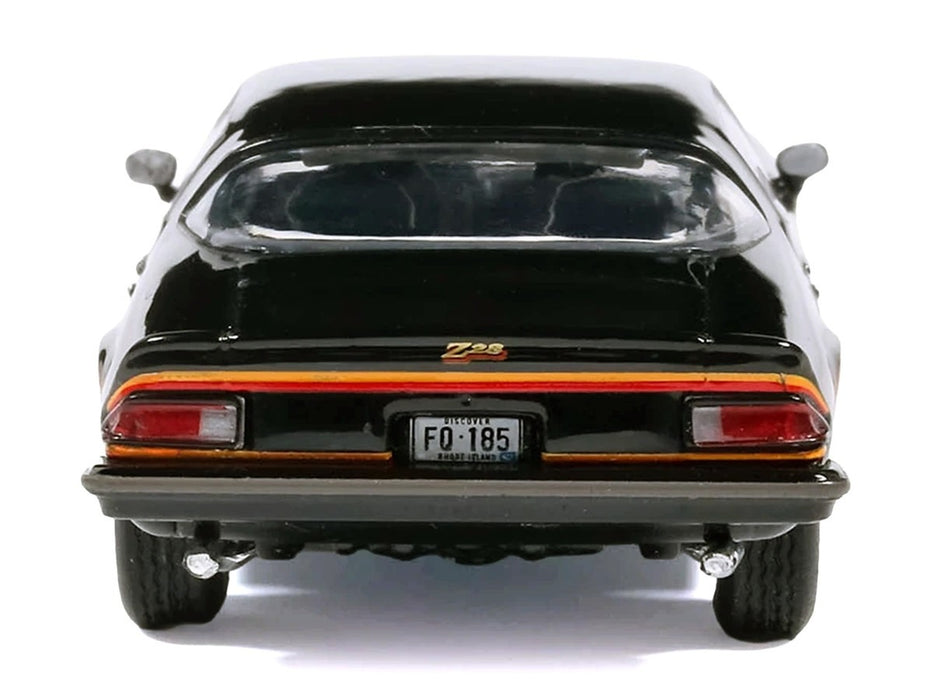 1977 Chevrolet Camaro Z28 Black  with Orange Stripes - IXO Models - 1:64 -   IA64023
