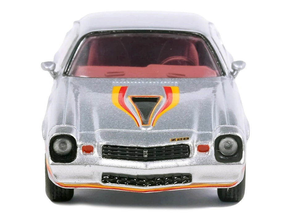 1979 Chevrolet Camaro Z28 - Silver with Orange Stripes - IXO Models - 1:64 -  IA64024