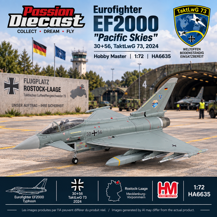 Eurofighter EF2000 "Pacific Skies" 30+56, TaktLwG 73, 2024 / HM 1:72 HA6635