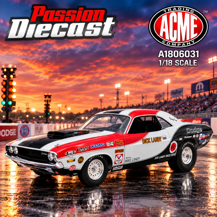 1970 Dodge Challenger BOYCOTT - Dick Landy - ACME - 1/18 - A1806031