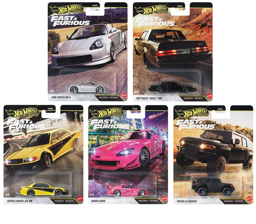 Hot Wheels 1:64 Fast & Furious Premium 2027 S Assortment SET OF 5 CARS - HNW46-956S Passion Diecast